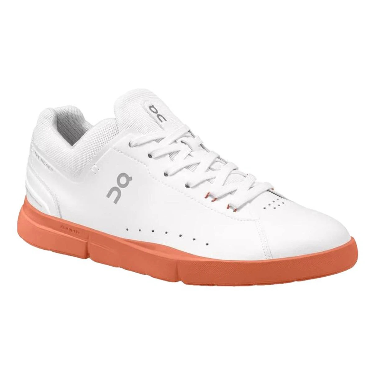 Pre-owned On Running Vegan Leather Low Trainers In White
