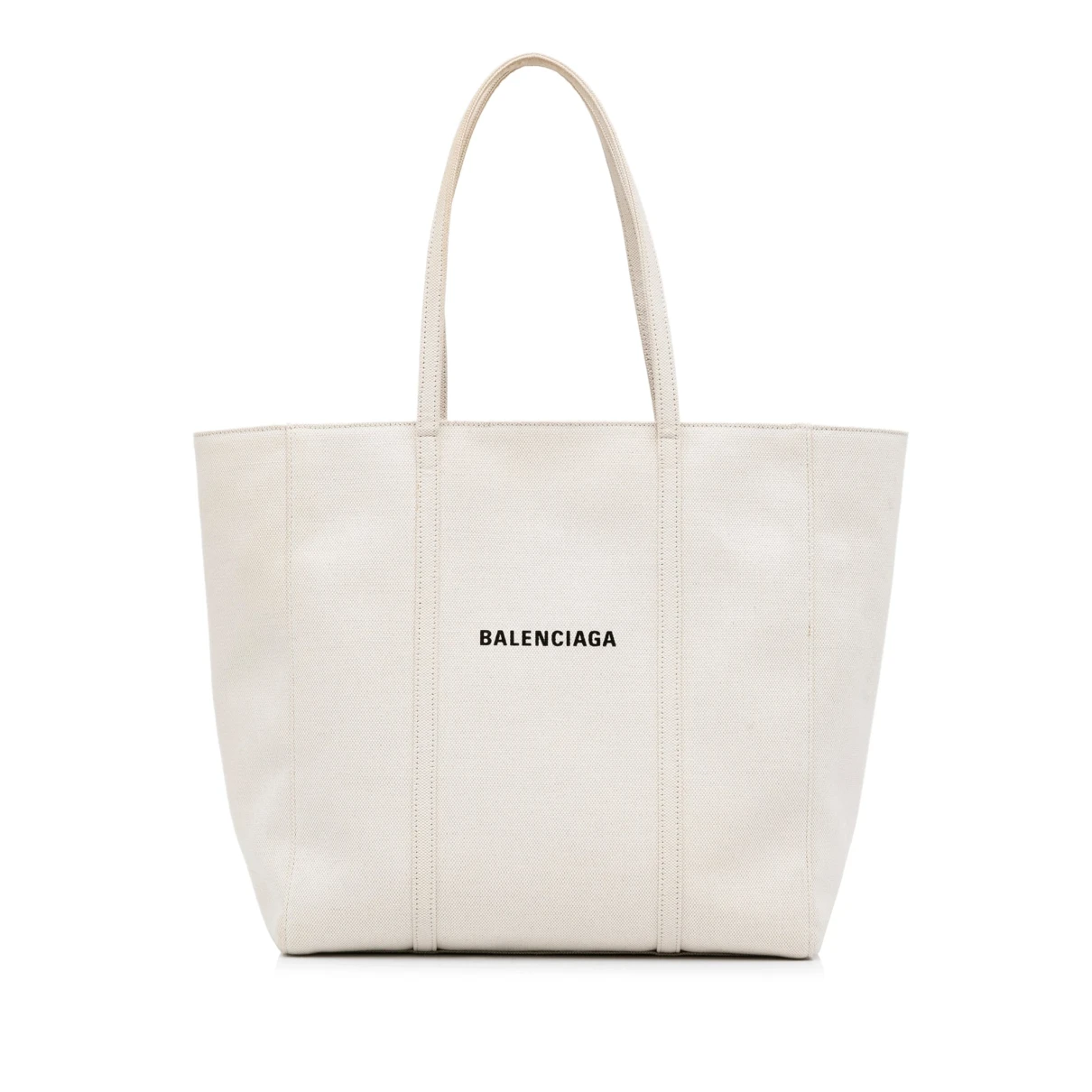 Pre-owned Balenciaga Everyday Leather Handbag In White