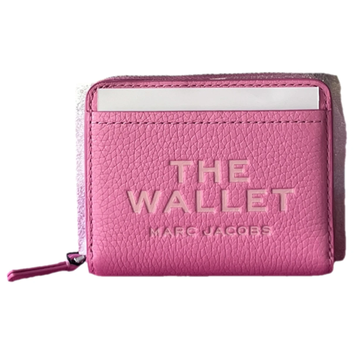 Pre-owned Marc Jacobs Leather Wallet In Pink