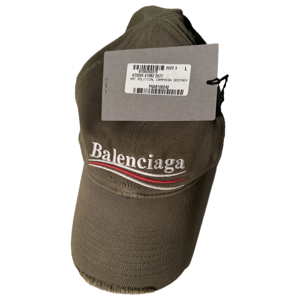 Pre-owned Balenciaga Hat In Green