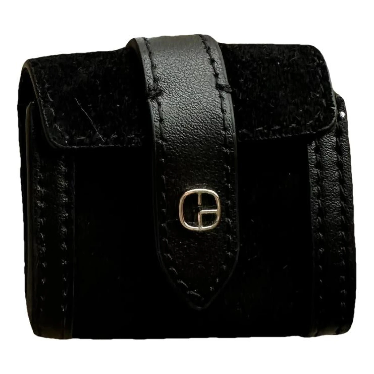 Pre-owned Claudie Pierlot Leather Purse In Black