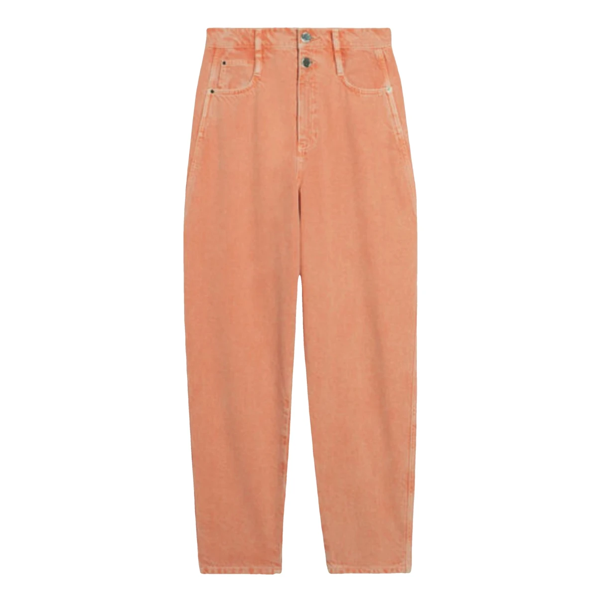 Pre-owned Claudie Pierlot Jeans In Orange