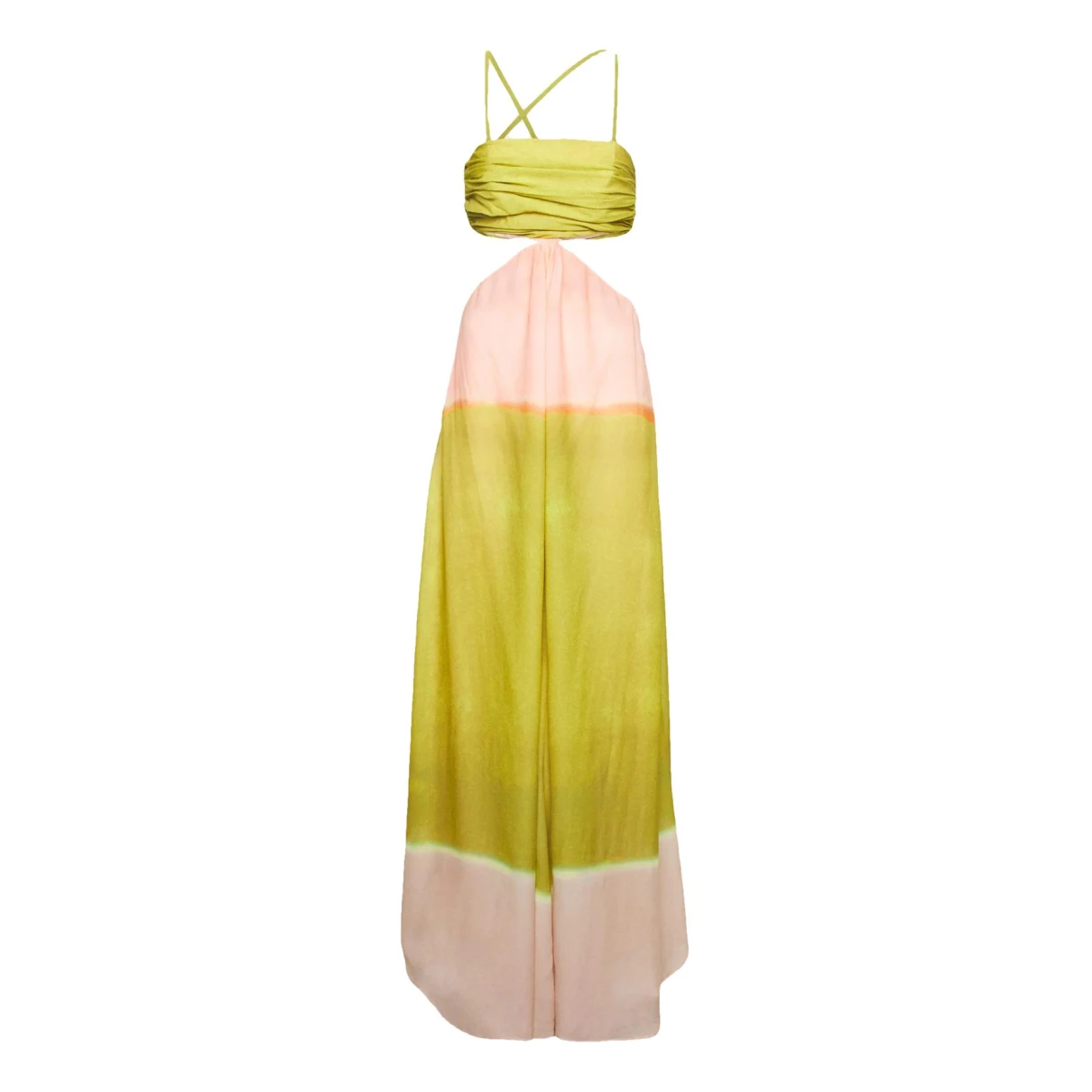 Pre-owned Dondup Maxi Dress In Multicolour