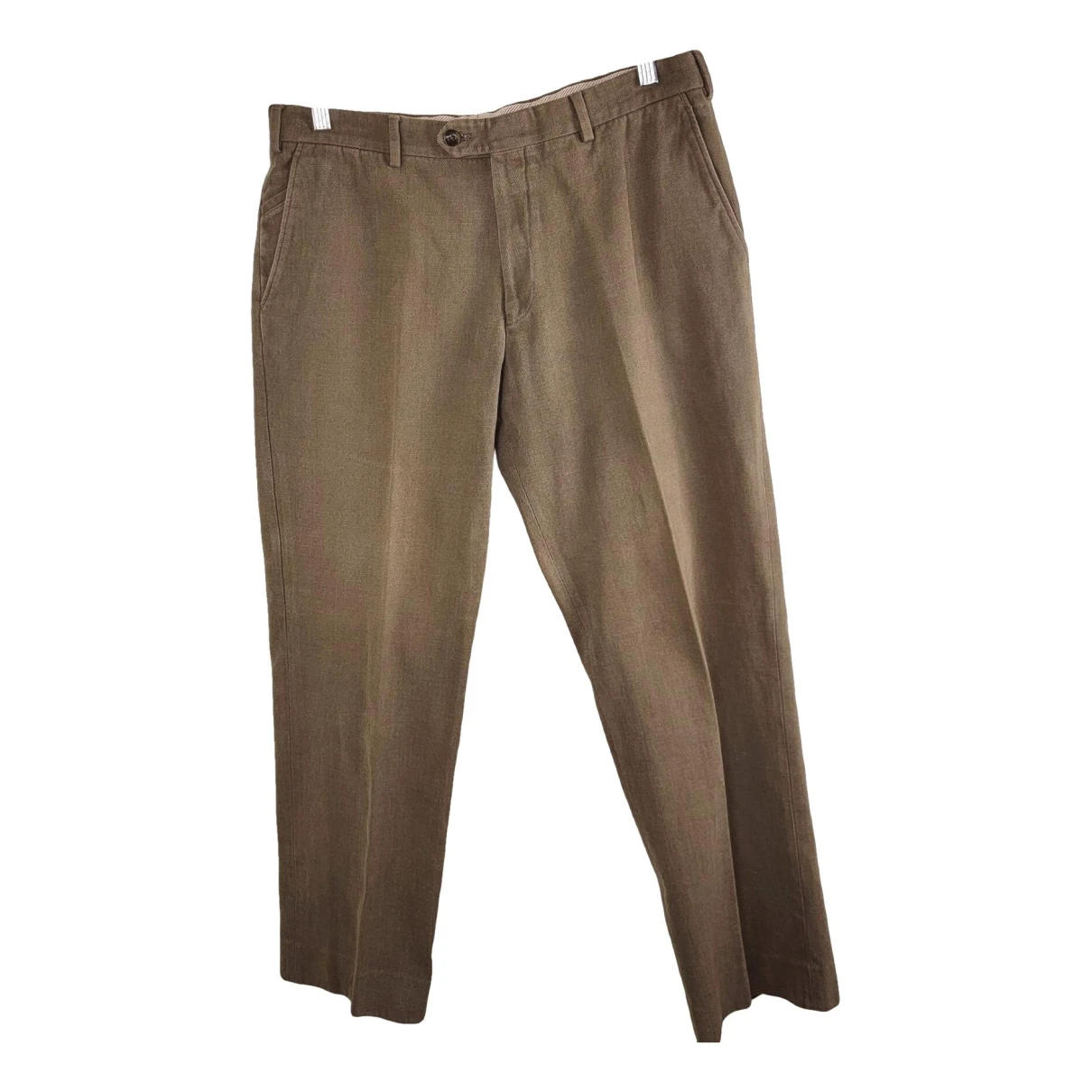 Pre-owned Loro Piana Trousers In Camel