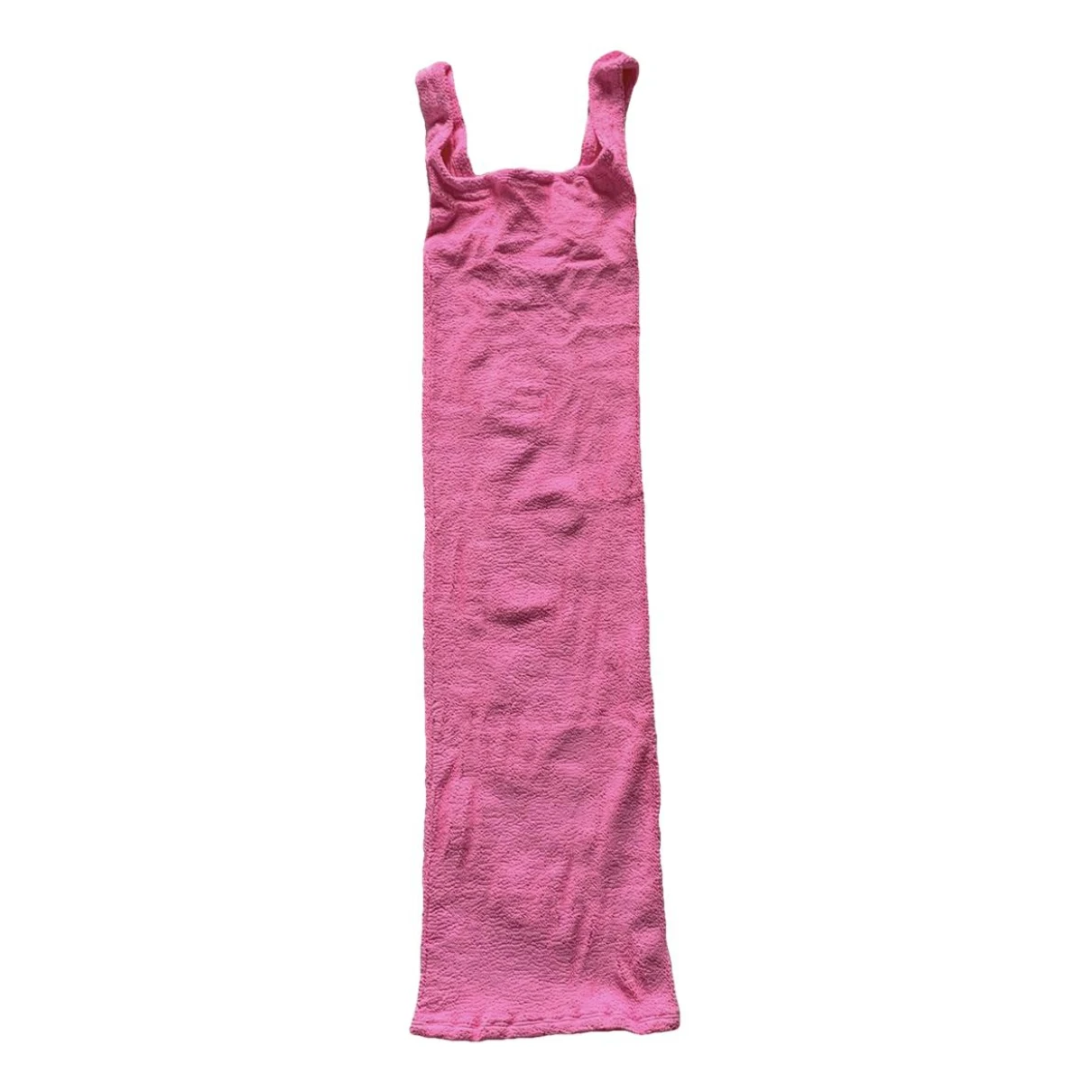Pre-owned Hunza G Mini Dress In Pink