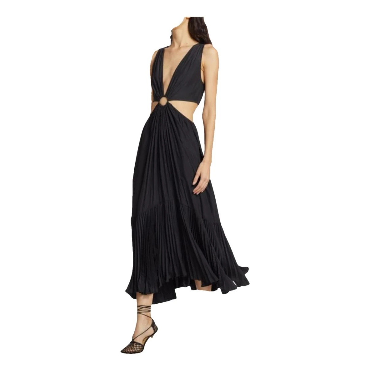 Pre-owned Ramy Brook Maxi Dress In Black