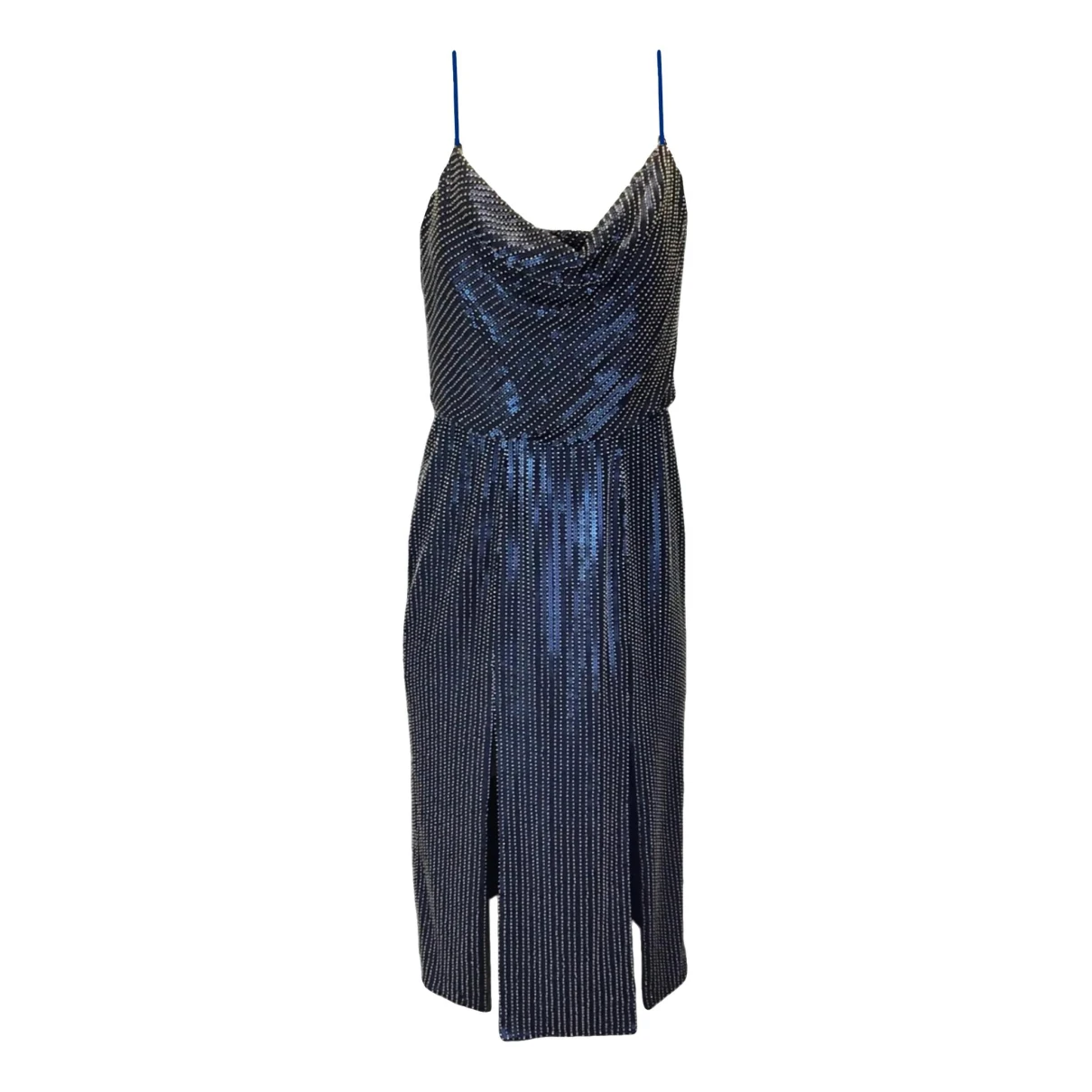 Pre-owned Haney Mid-length Dress In Blue