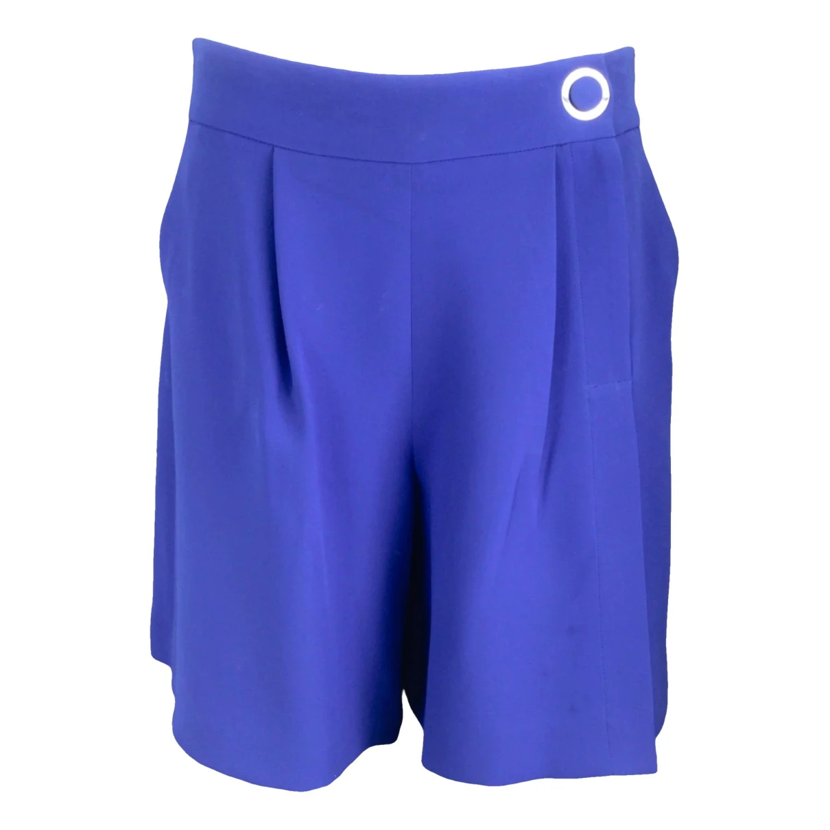 Pre-owned Giorgio Armani Silk Shorts In Blue