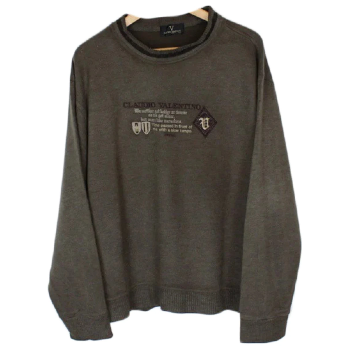 Pre-owned Valentino Sweatshirt In Green