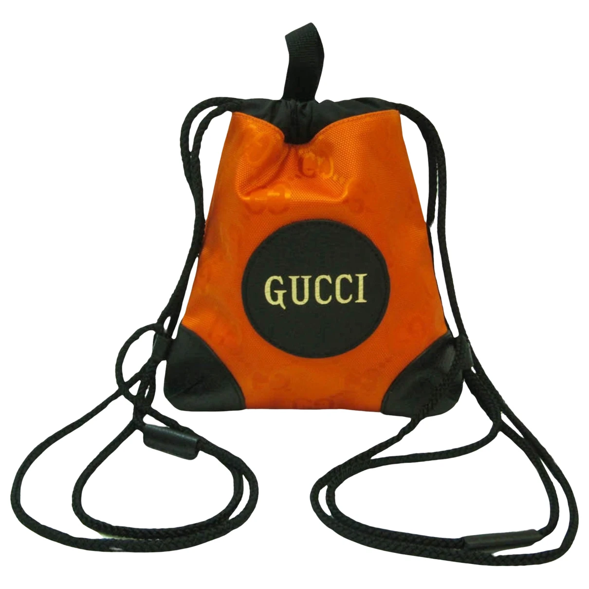 Pre-owned Gucci Backpack In Orange