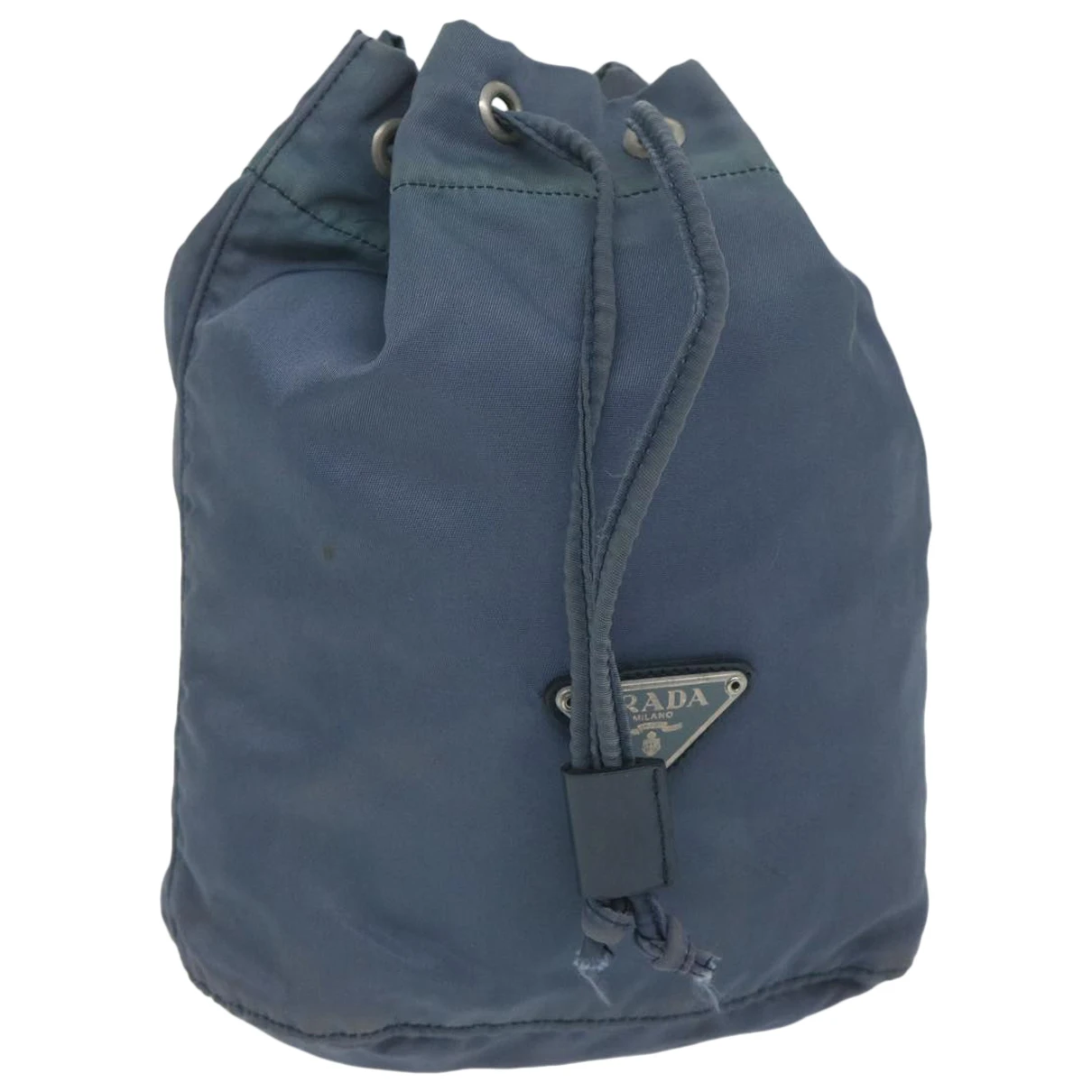 Pre-owned Prada Clutch Bag In Blue
