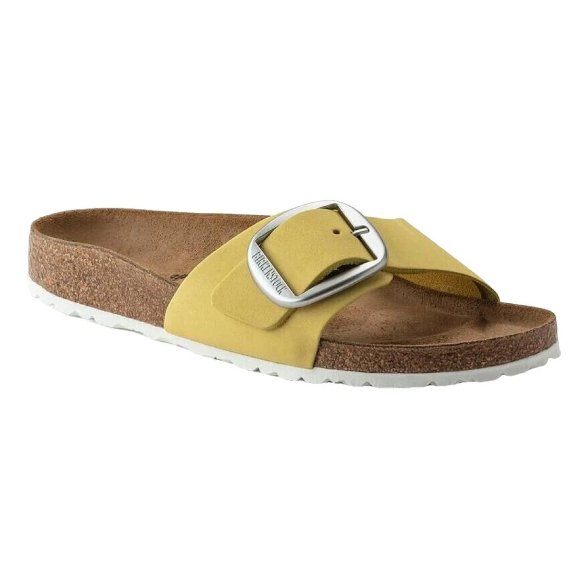 Pre-owned Birkenstock Leather Sandal In Yellow