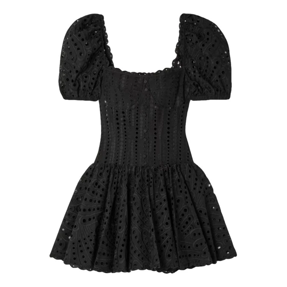 Pre-owned Charo Ruiz Mini Dress In Black