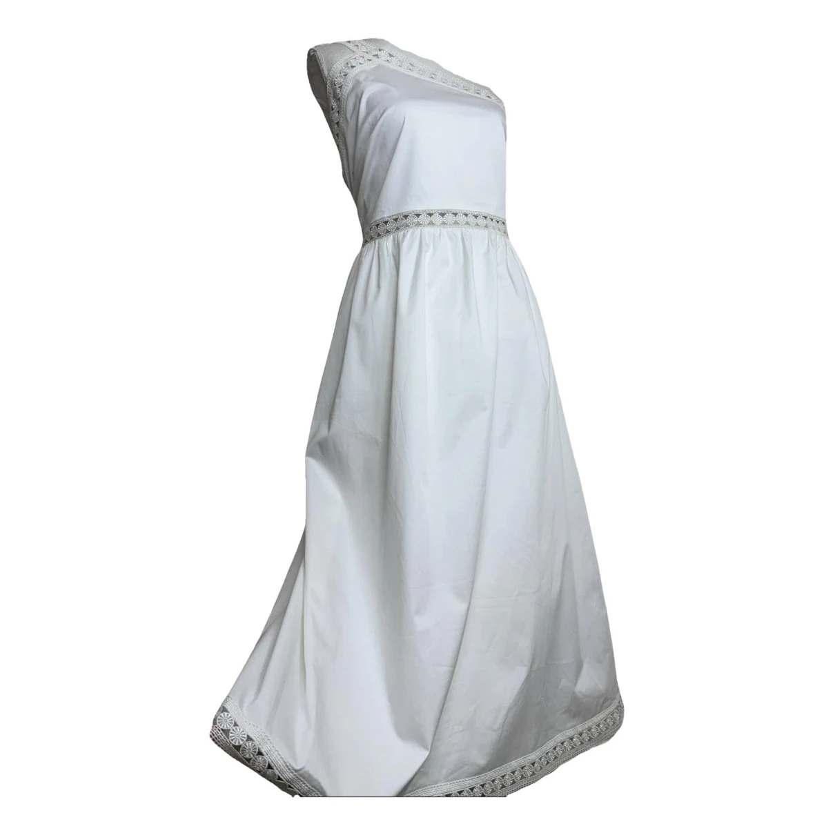 Pre-owned Ted Baker Mid-length Dress In White