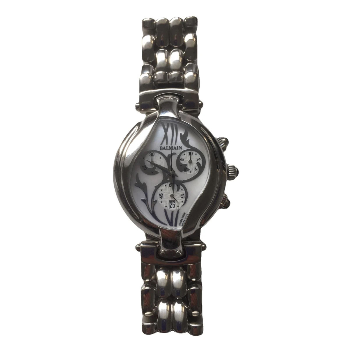 Pre-owned Balmain Watch In Silver