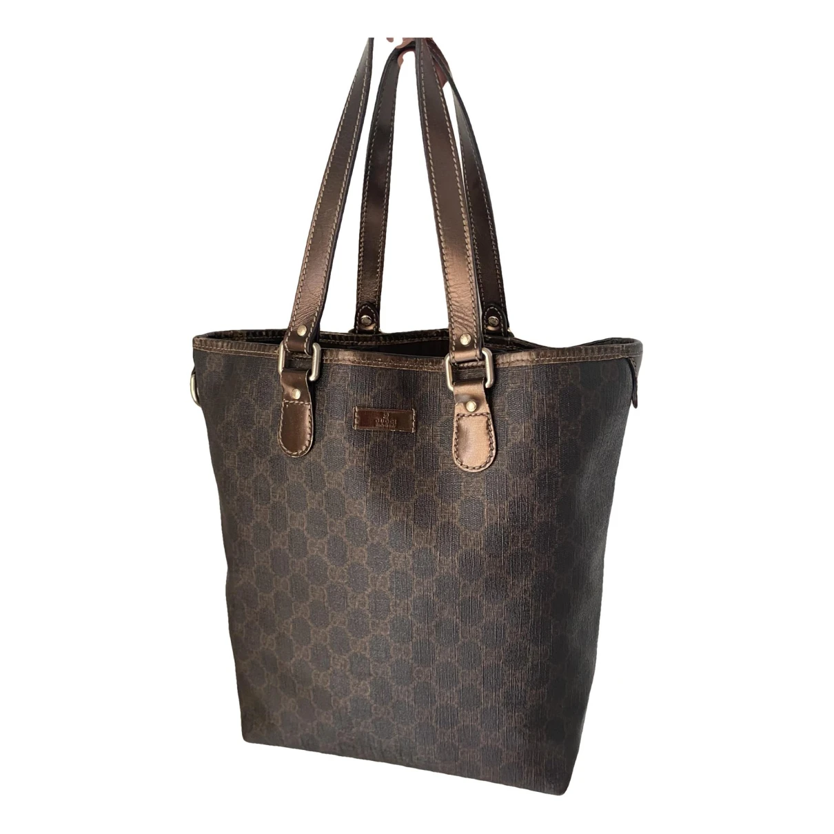 Pre-owned Gucci Joy Leather Handbag In Brown