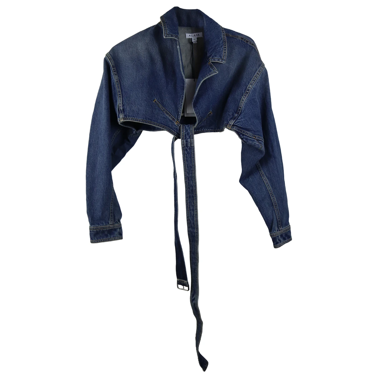 Pre-owned Alaïa Jacket In Blue