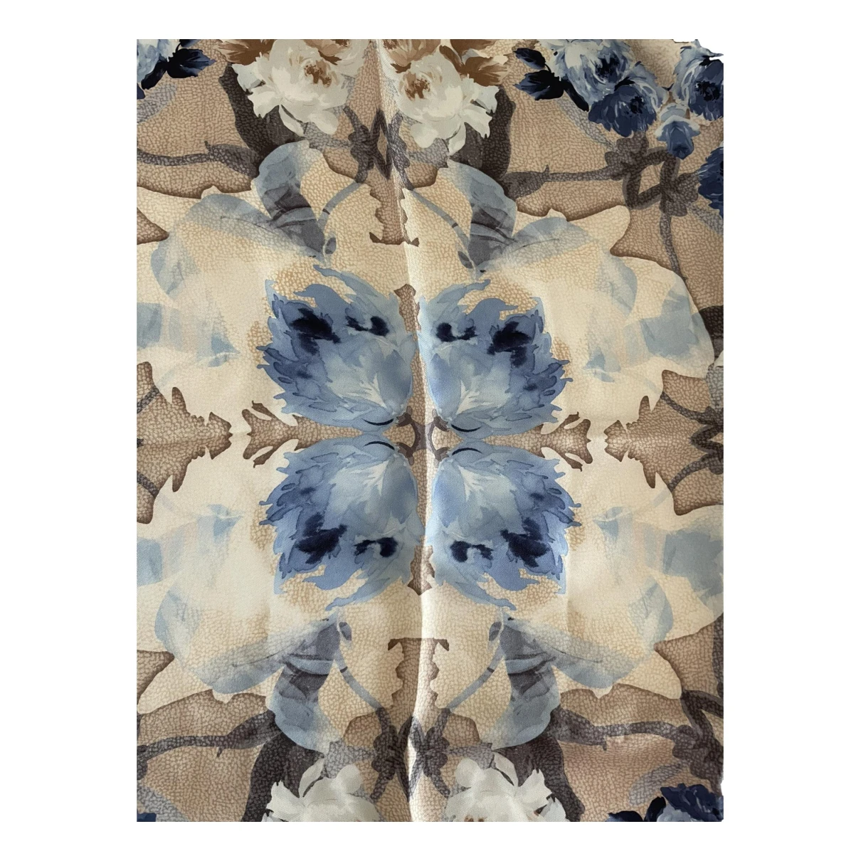 Pre-owned Borbonese Silk Handkerchief In Multicolour
