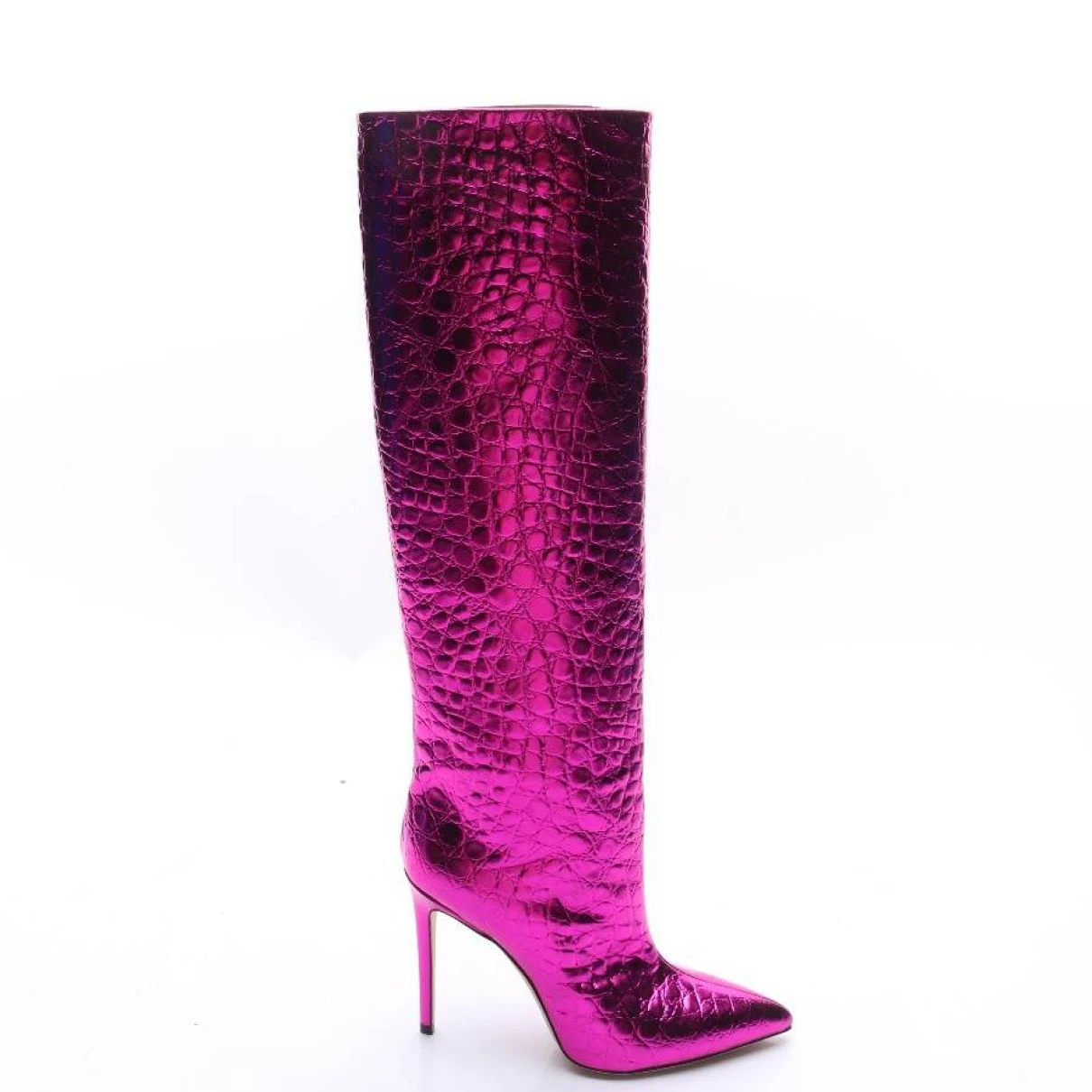 Pre-owned Paris Texas Leather Boots In Pink