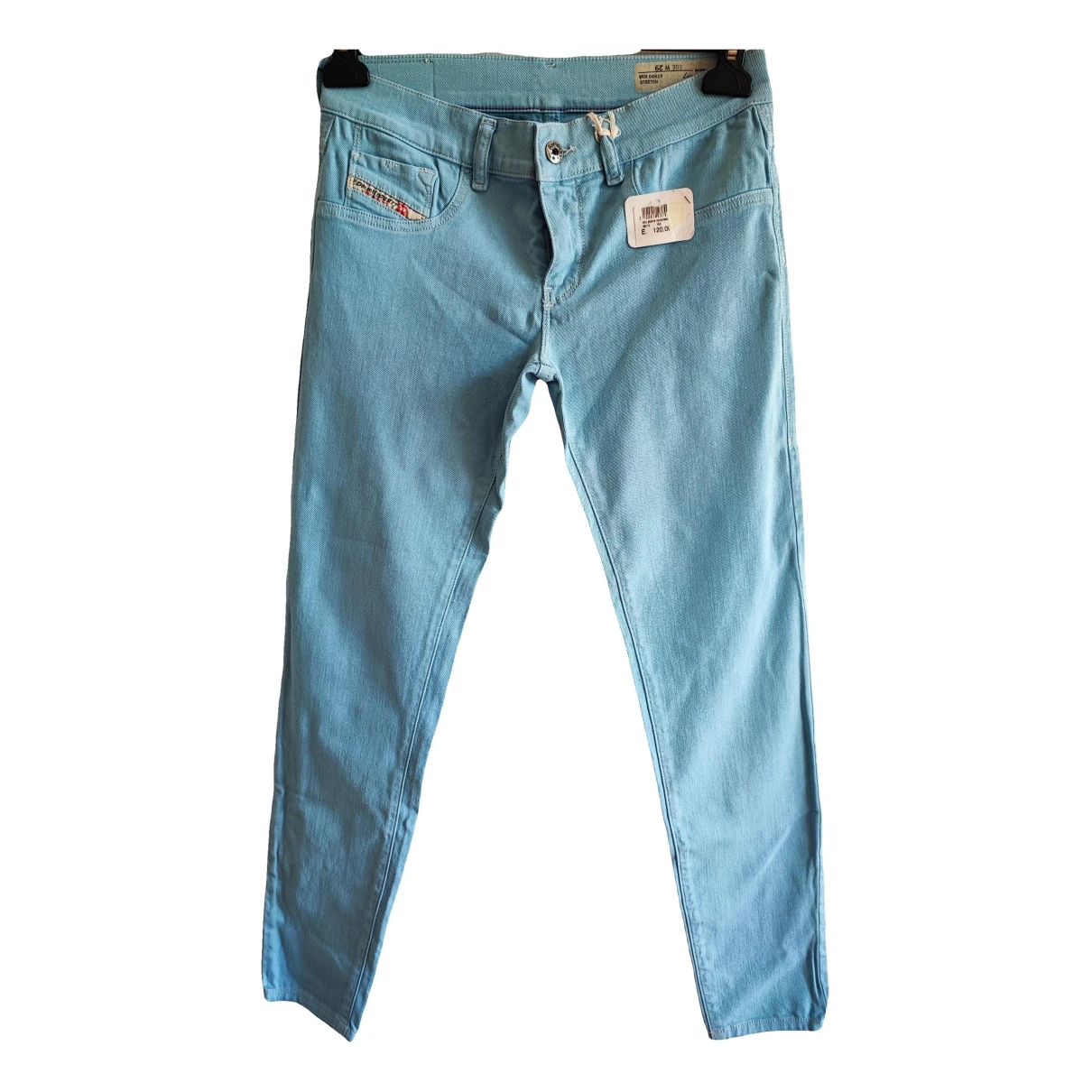 Pre-owned Diesel Jeans In Turquoise