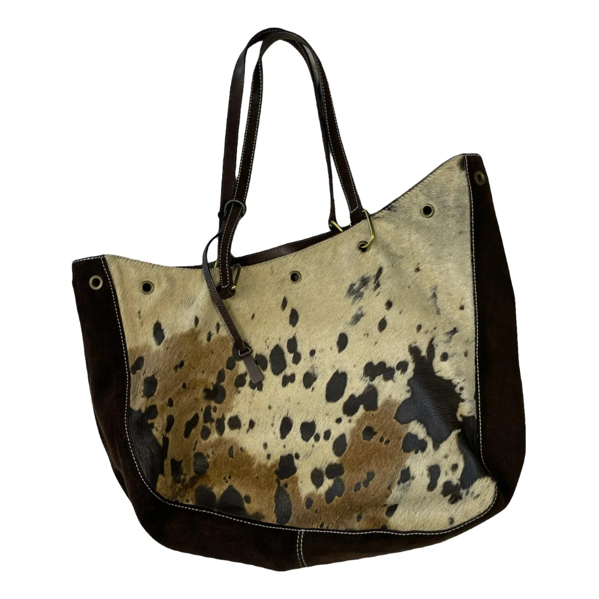 Pre-owned Helmut Lang Leather Handbag In Brown