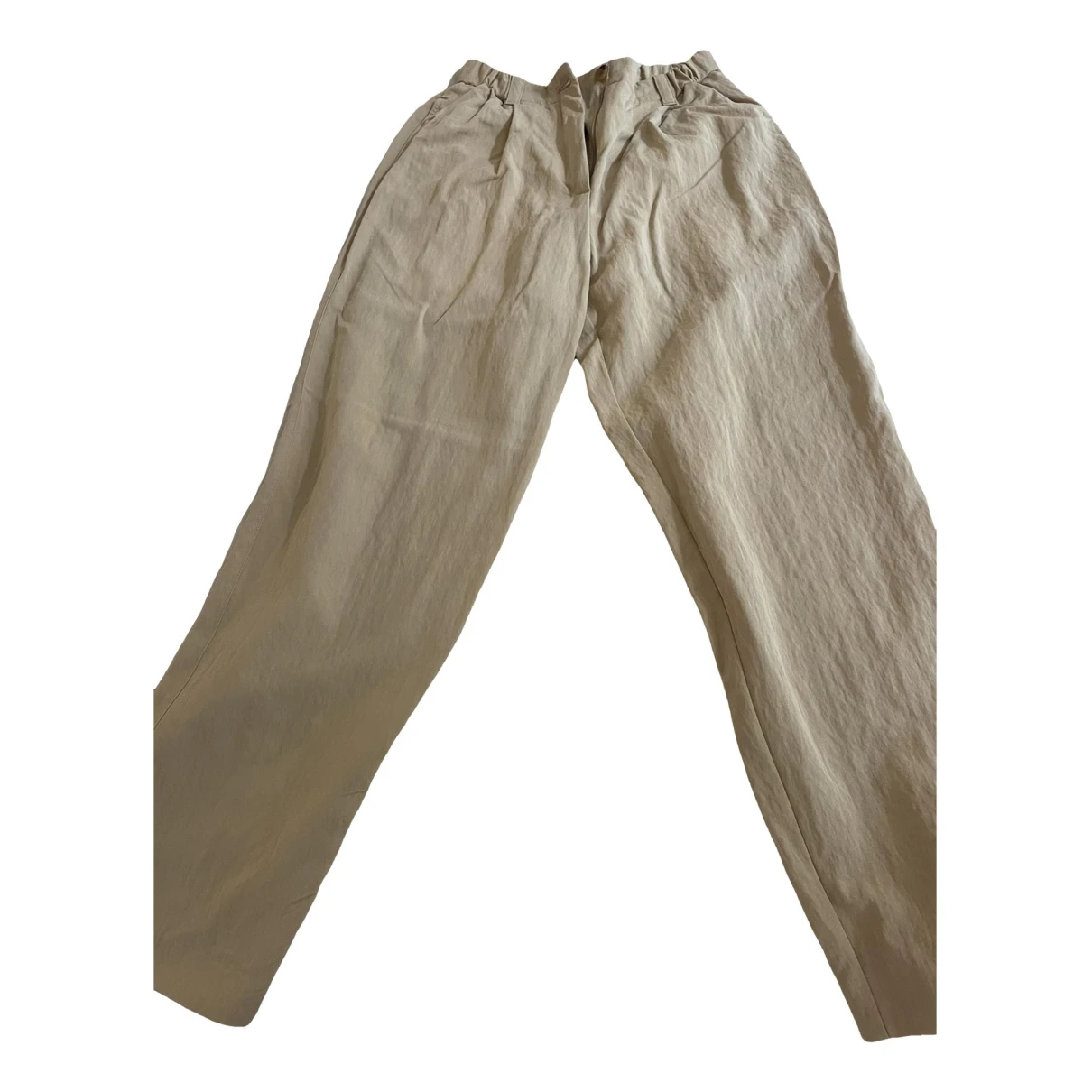 Pre-owned Kenzo Large Pants In Beige