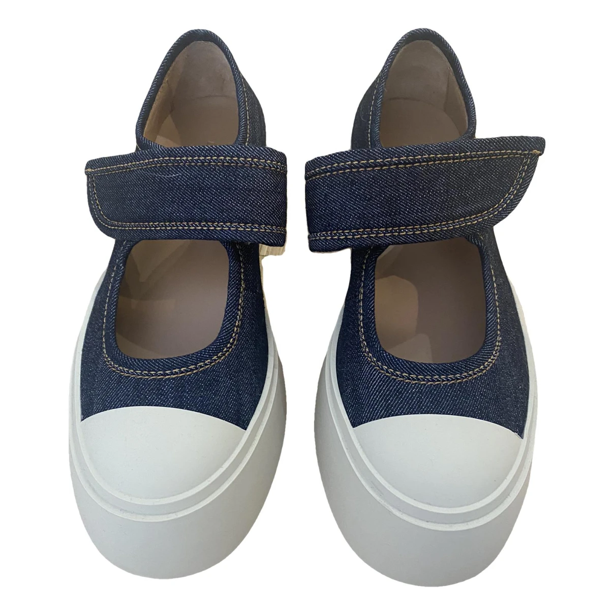 Pre-owned Marni Leather Ballet Flats In Other