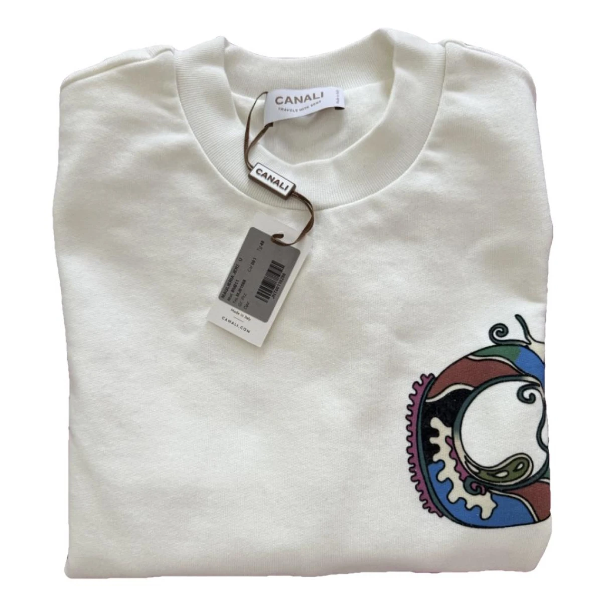 Pre-owned Canali Knitwear & Sweatshirt In White