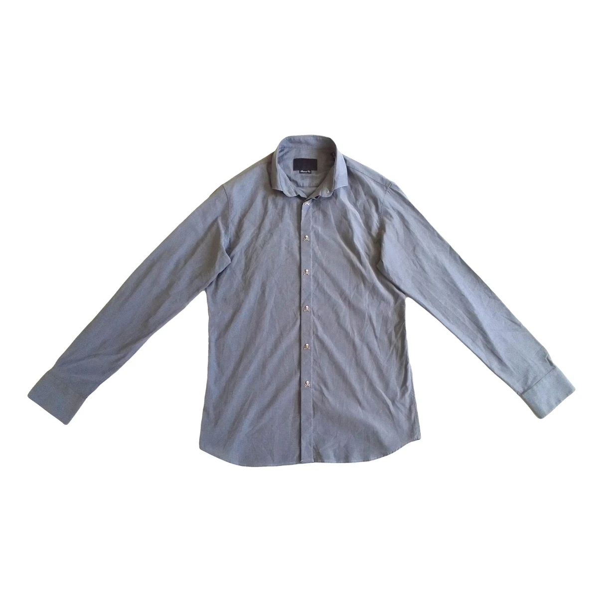 Pre-owned Philipp Plein Shirt In Grey