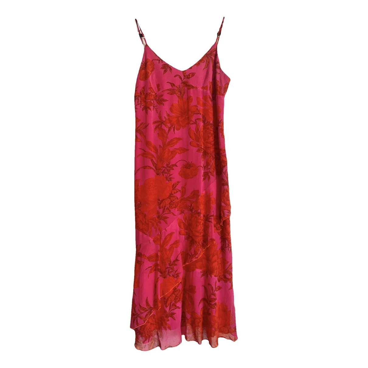 Pre-owned Max Mara Maxi Dress In Pink