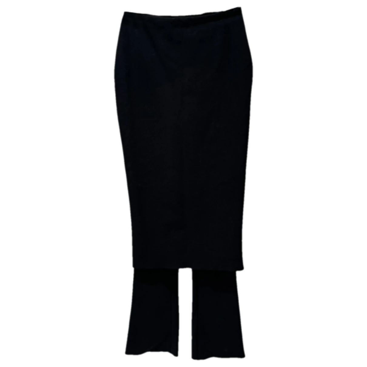 Pre-owned Alaïa Trousers In Black