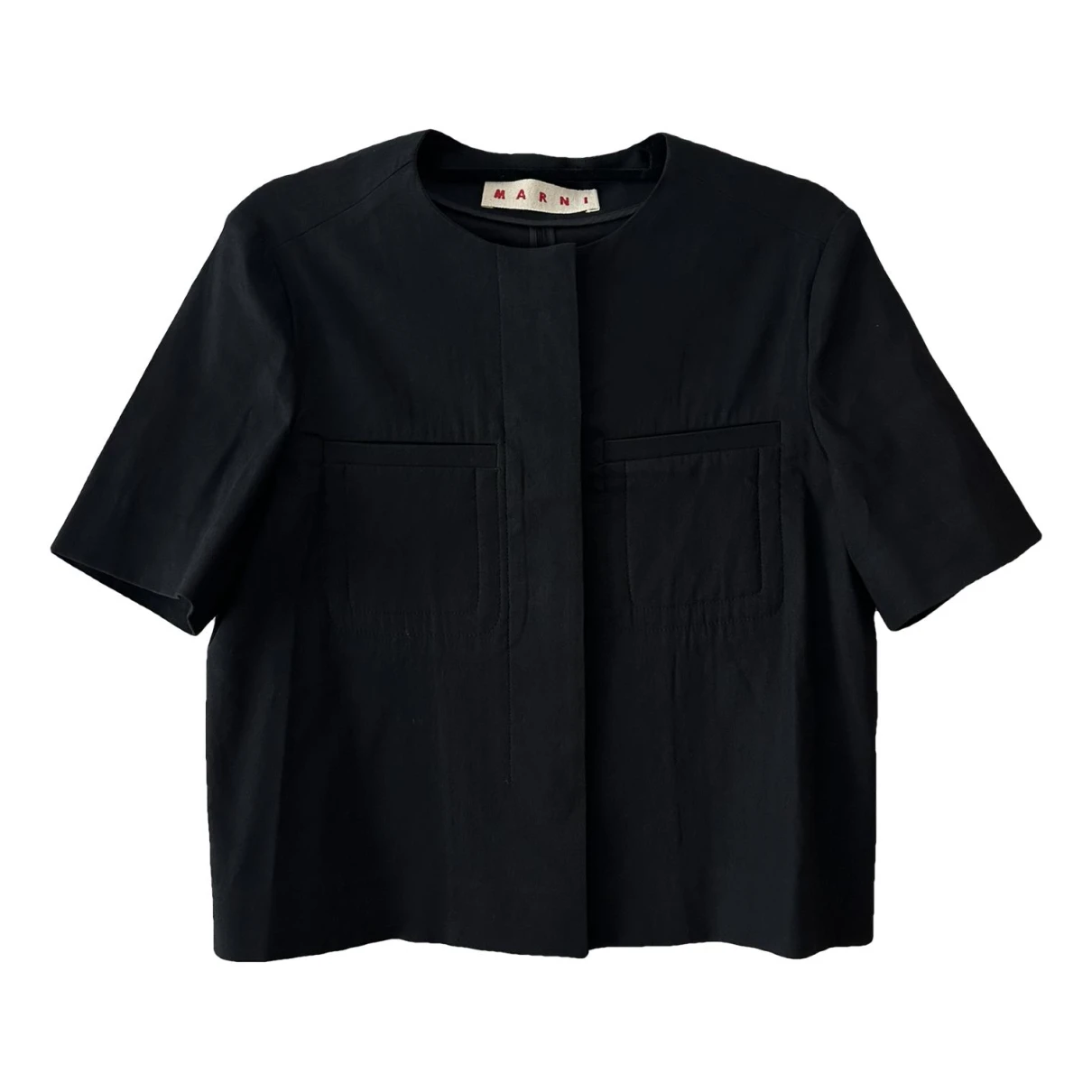 Pre-owned Marni Short Vest In Black
