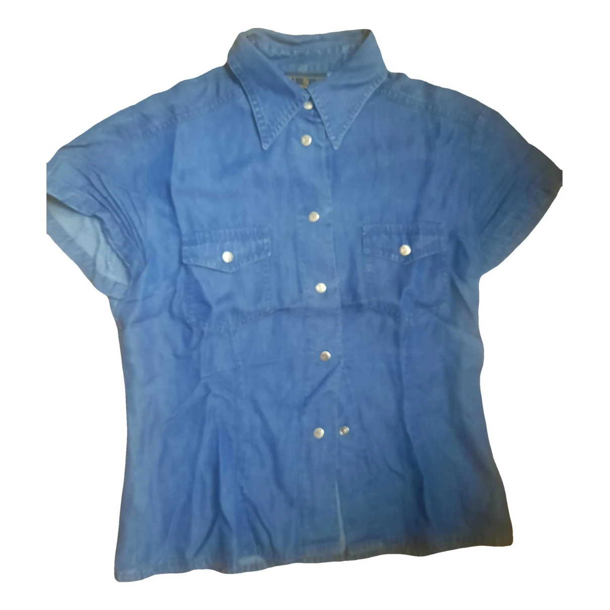 Pre-owned Fendi Blouse In Blue