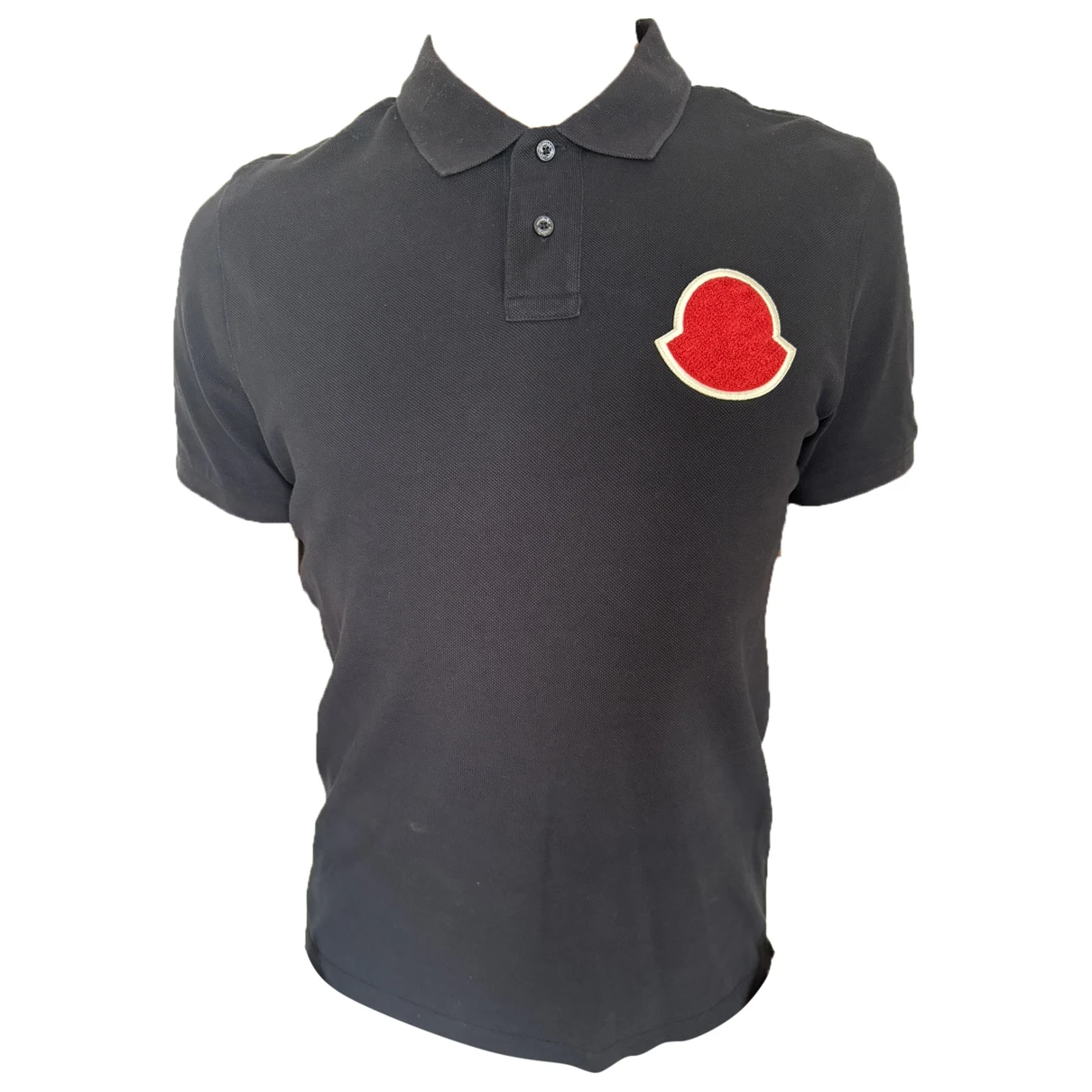 Pre-owned Moncler Polo Shirt In Navy