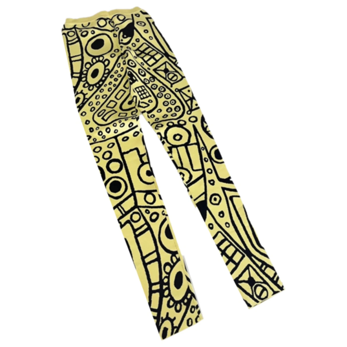 Pre-owned Colville Leggings In Yellow