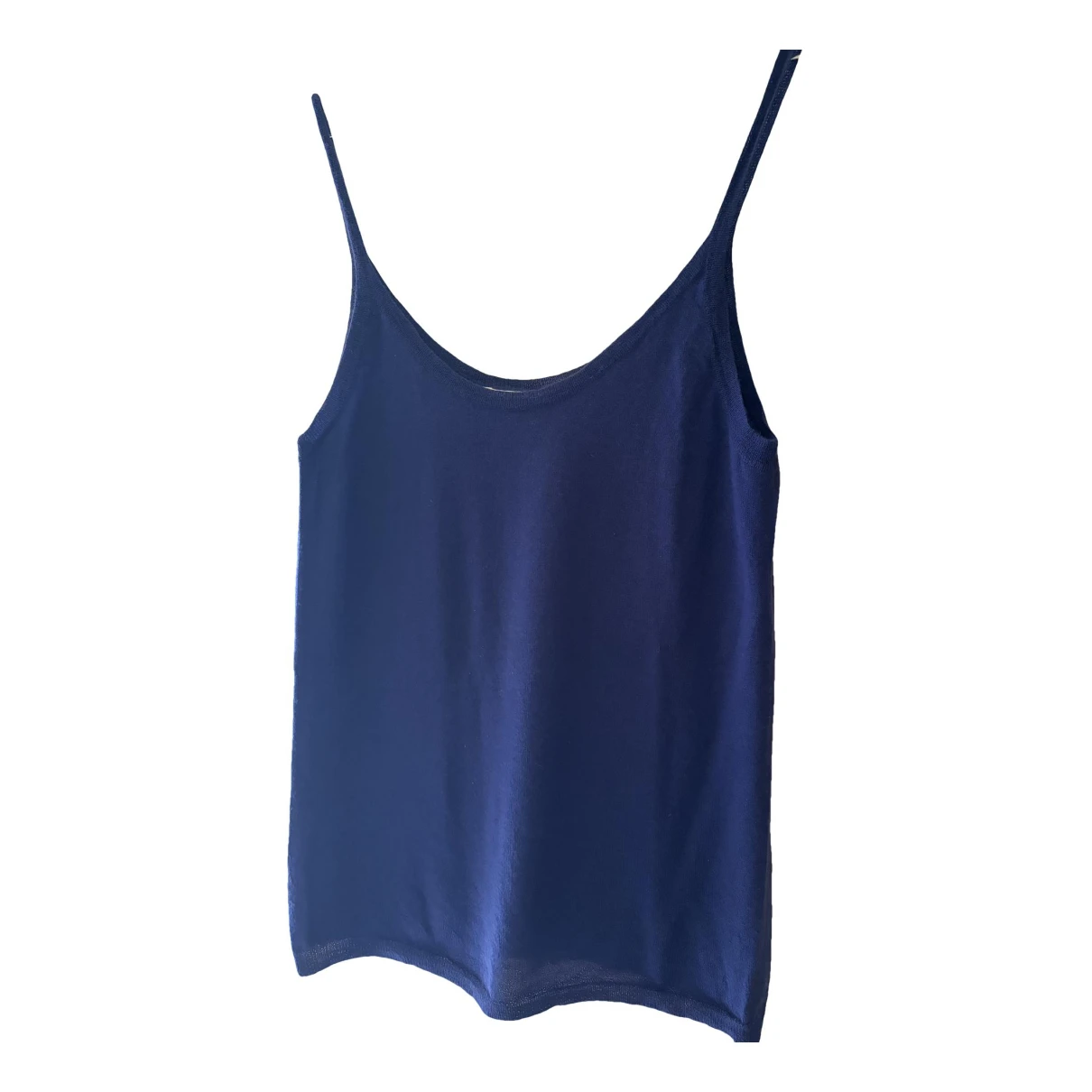 Pre-owned Celine Cashmere Camisole In Blue