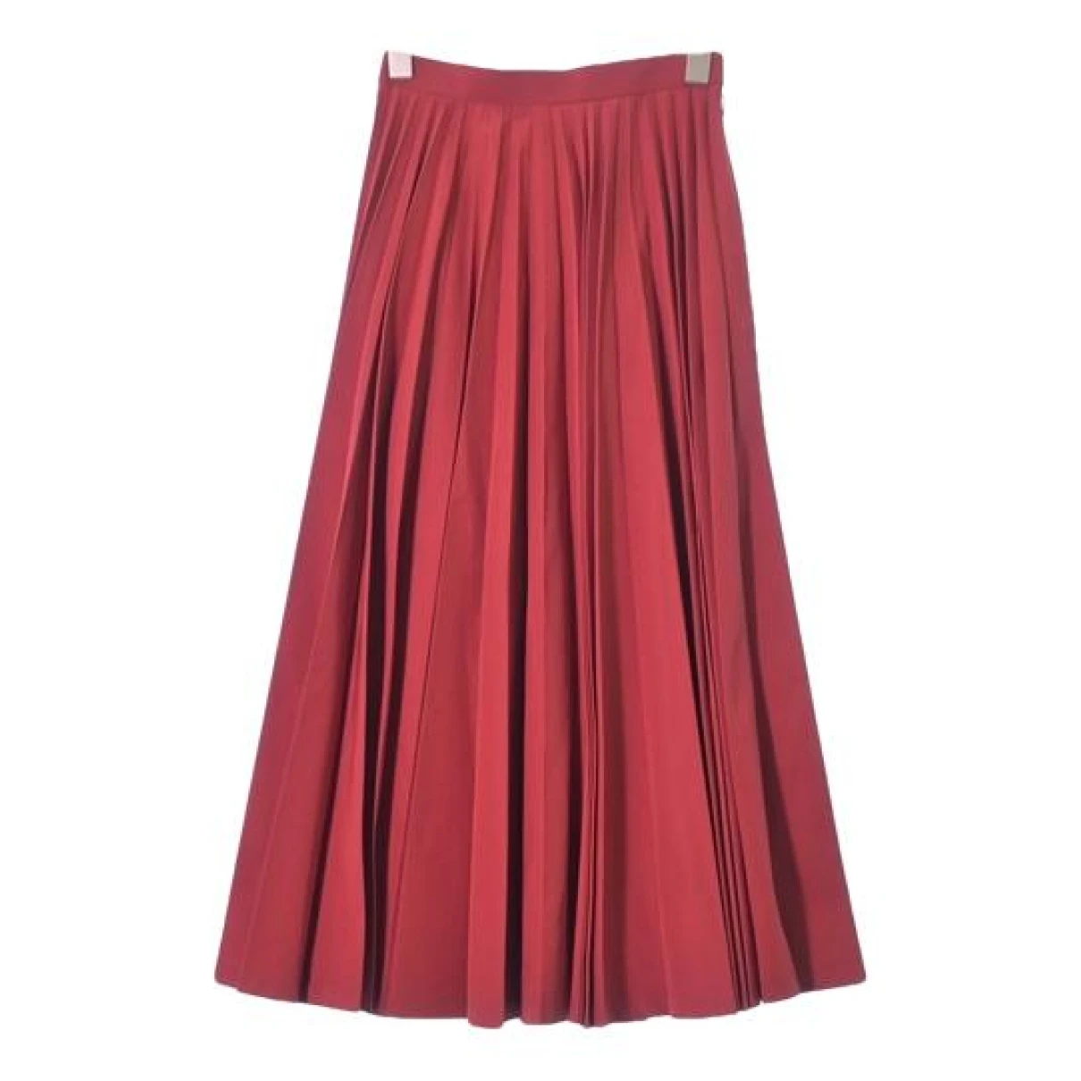 Pre-owned Junya Watanabe Maxi Skirt In Red