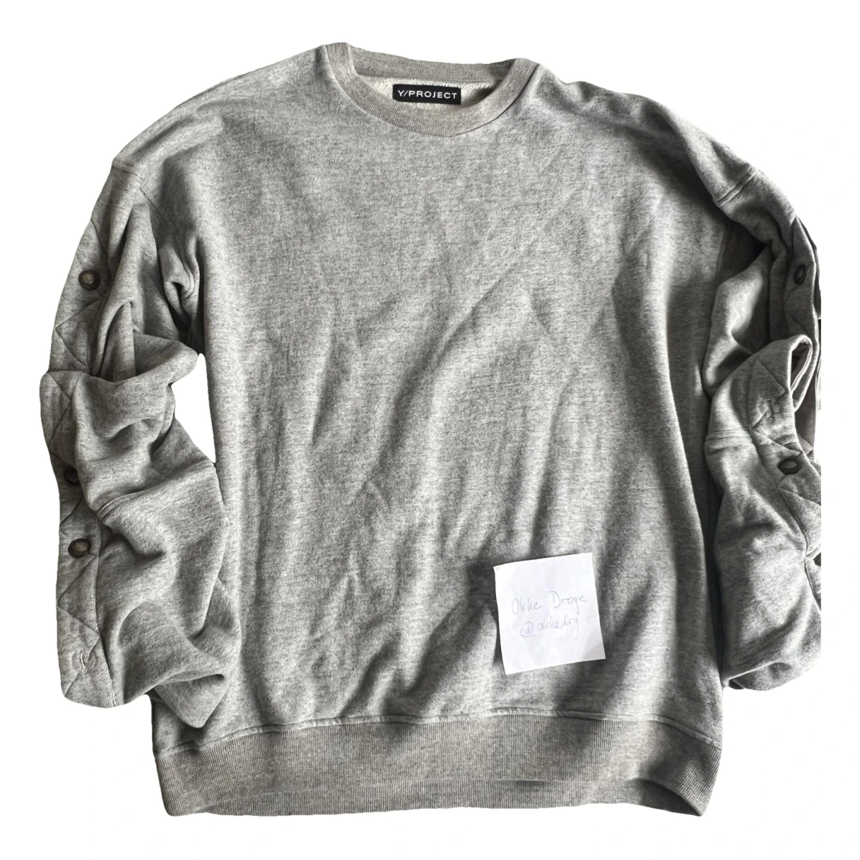 Pre-owned Y/project Sweatshirt In Grey