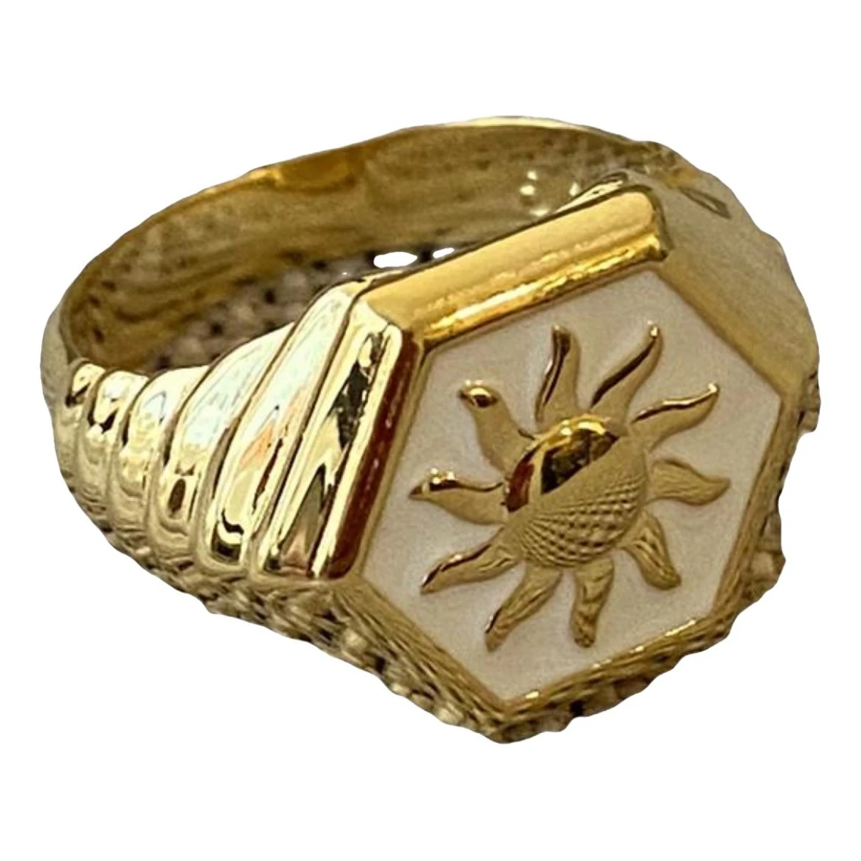 Pre-owned Wilhelmina Garcia Ring In Gold