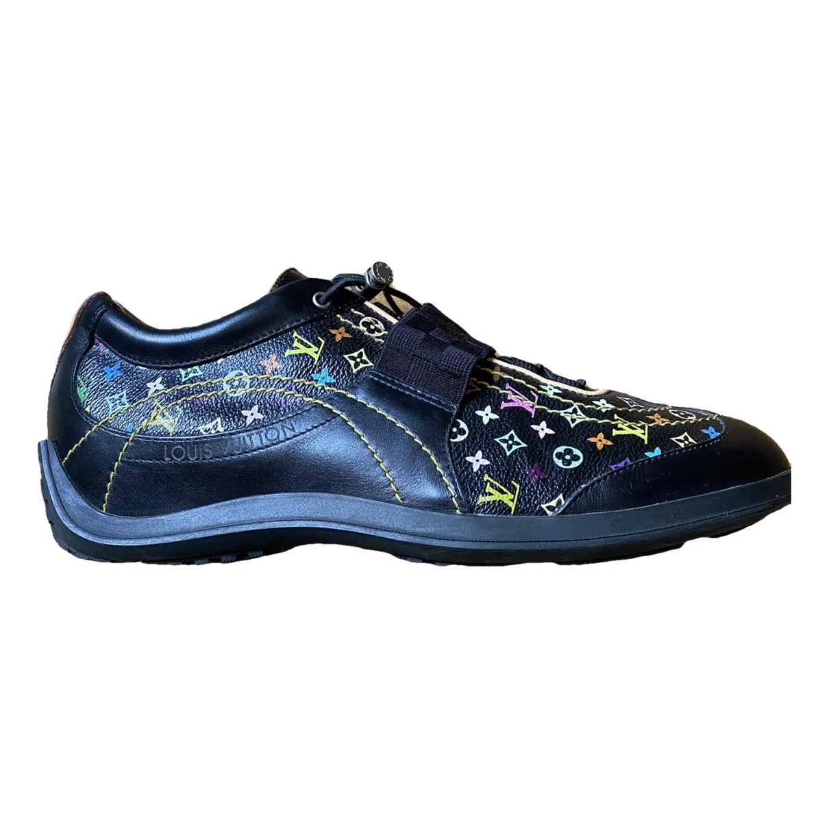 Pre-owned Louis Vuitton Leather Low Trainers In Multicolour