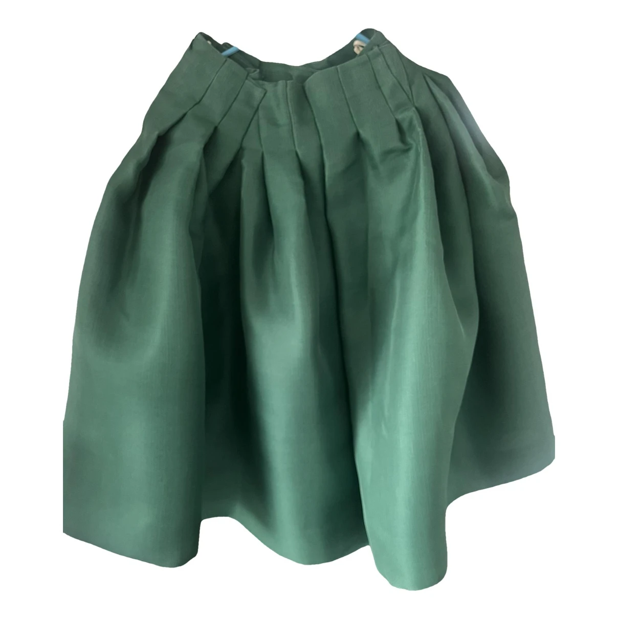 Pre-owned Marni Silk Mid-length Skirt In Green