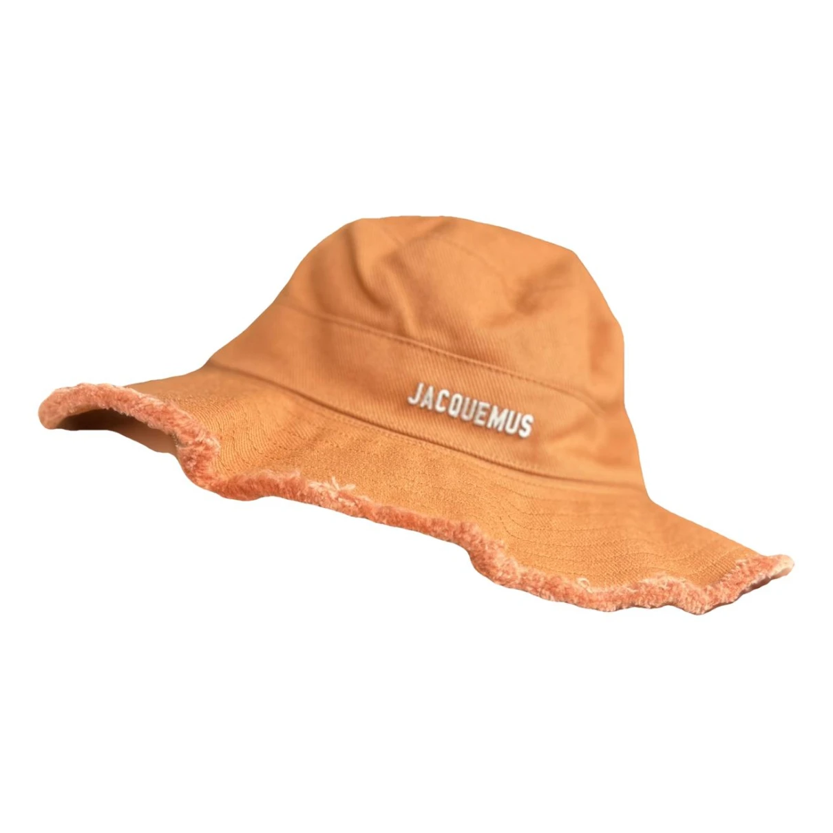 Pre-owned Jacquemus Le Bob Artichaut Hat In Orange