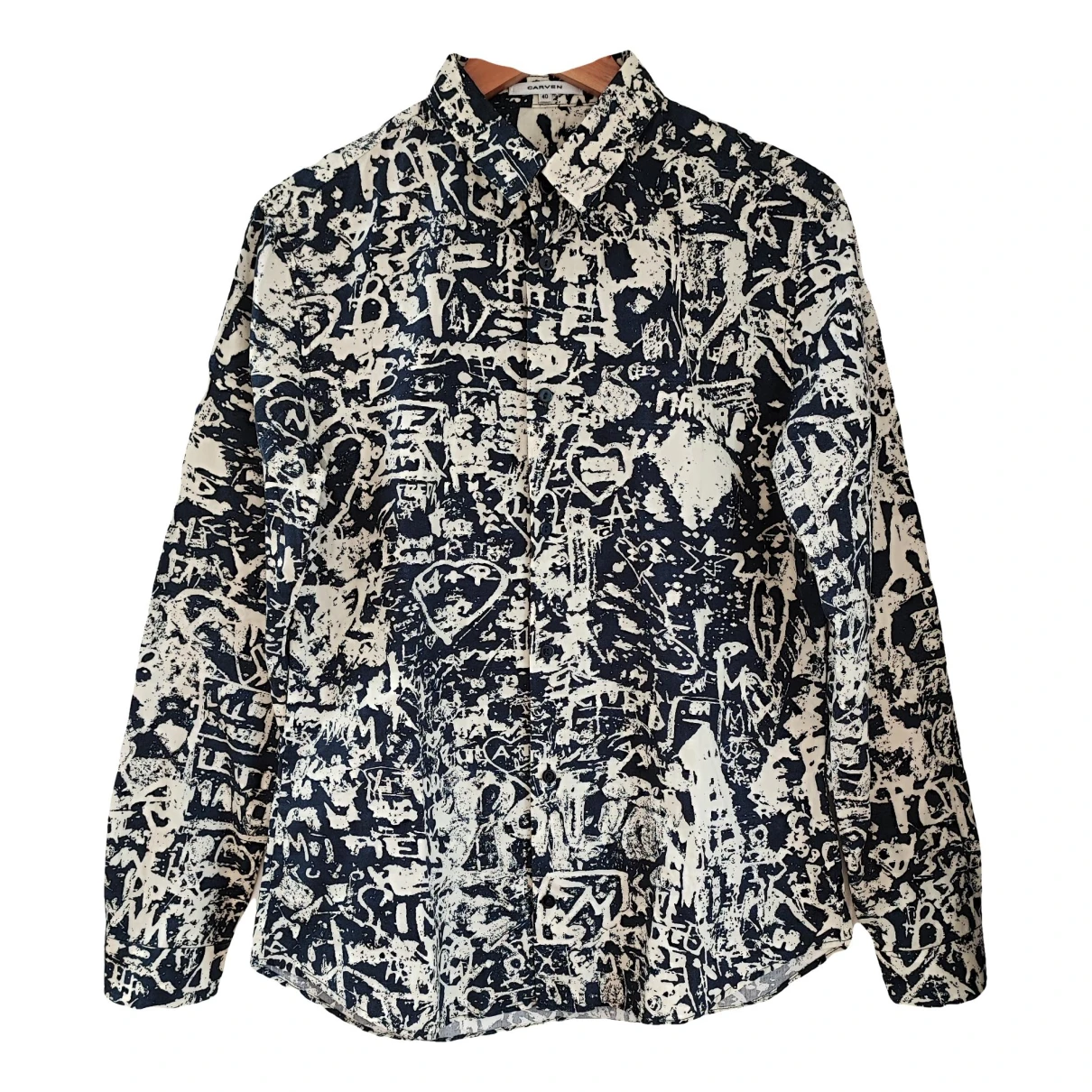 Pre-owned Carven Shirt In Navy
