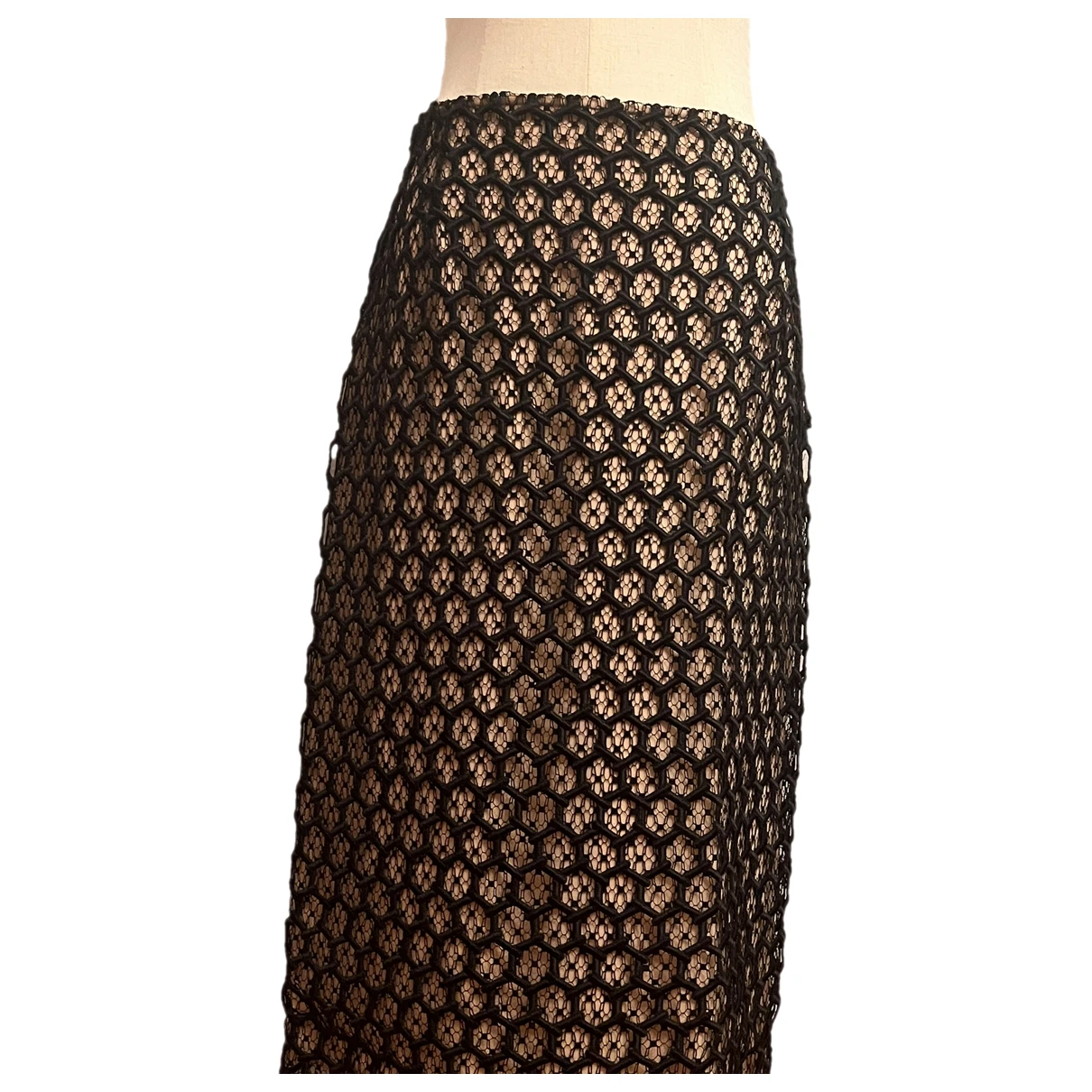 Pre-owned Alexander Mcqueen Mid-length Skirt In Black