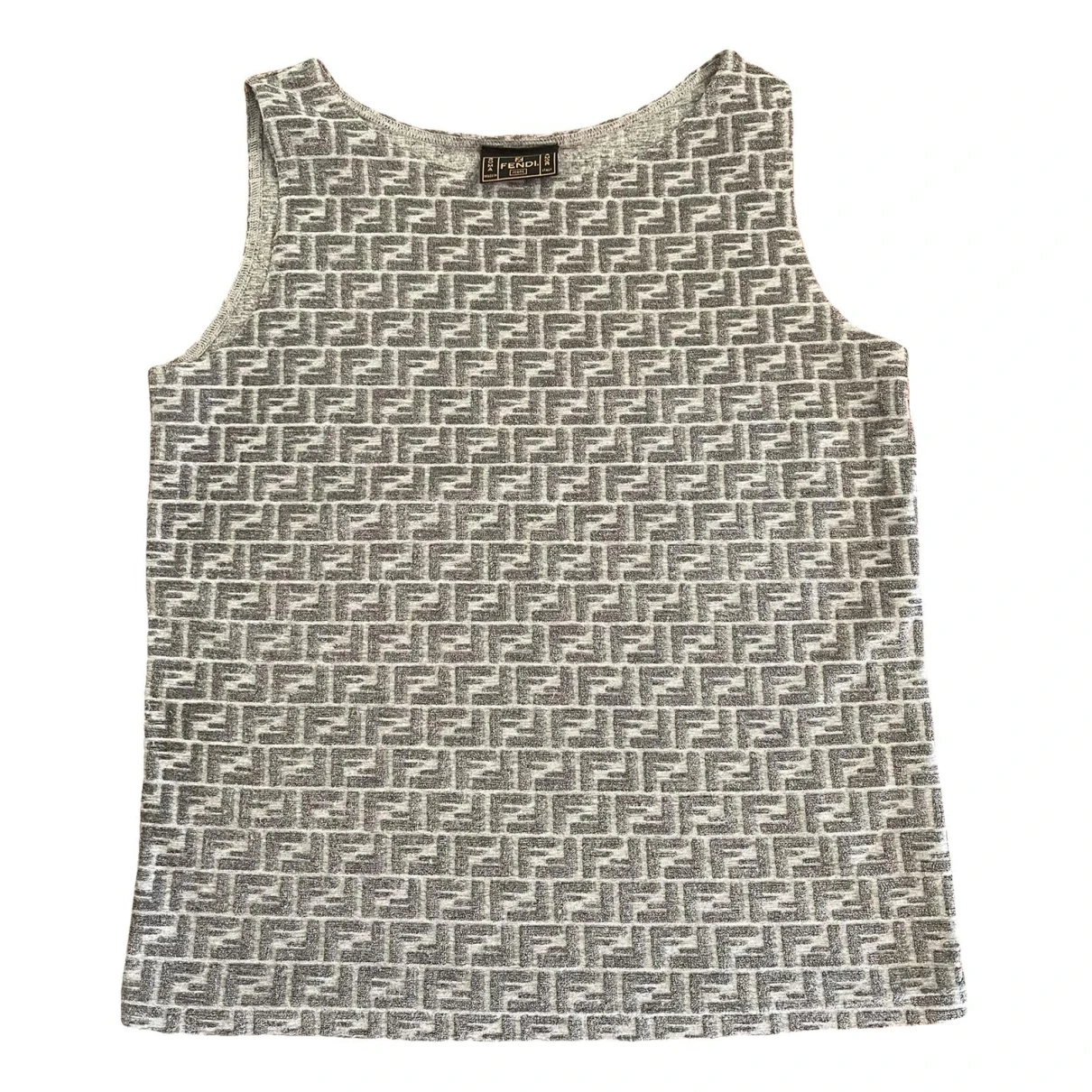 Pre-owned Fendi Camisole In Grey