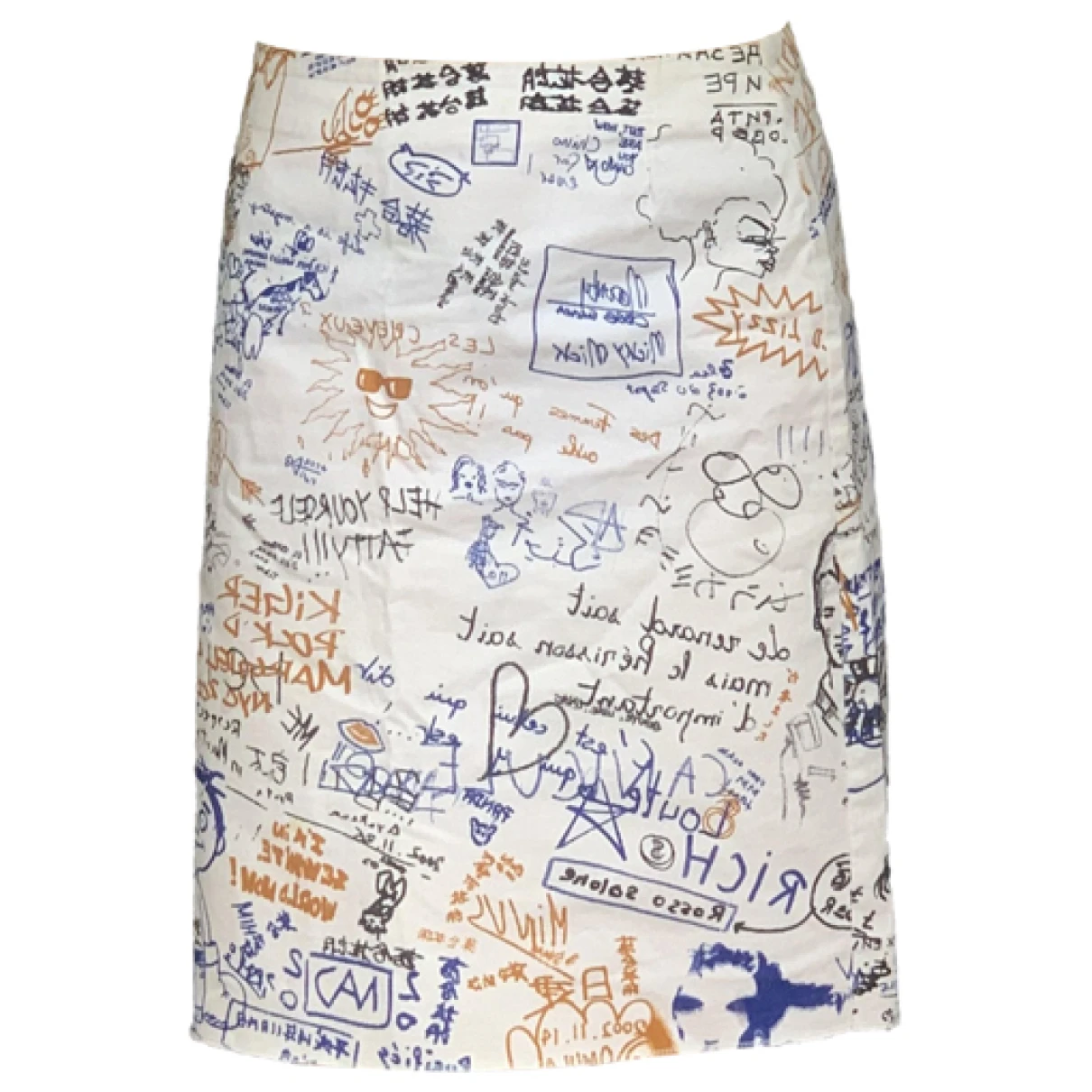 Pre-owned Maison Margiela Mid-length Skirt In Multicolour