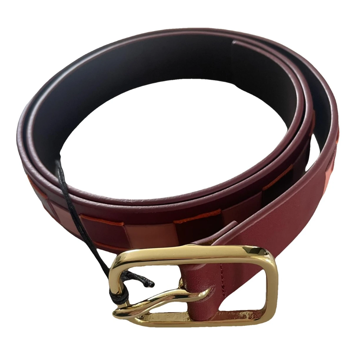 Pre-owned Paul Smith Leather Belt In Burgundy