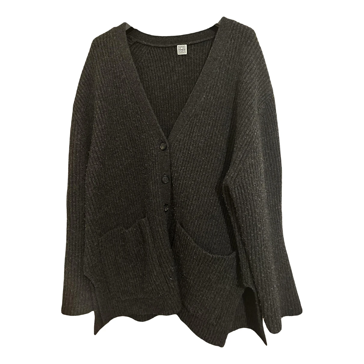 Pre-owned Totême Vinci Wool Sweatshirt In Grey
