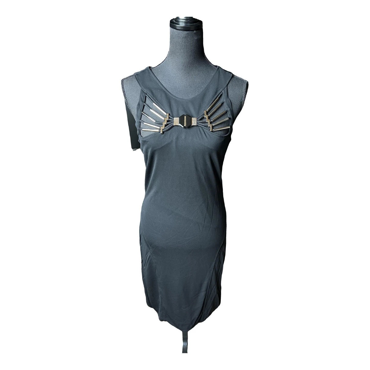 Pre-owned Gucci Mid-length Dress In Black