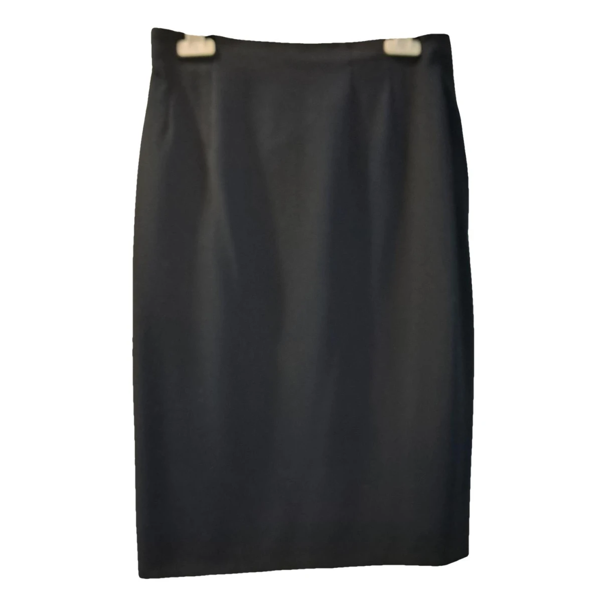 Pre-owned Karl Lagerfeld Wool Mid-length Skirt In Blue